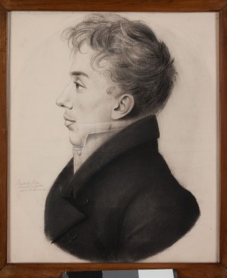 Carlo Vidua ritratto da Étienne Bouchardy (1797-1849) a Parigi nel 1825. Museo Civico di Casale Monferrato. 
